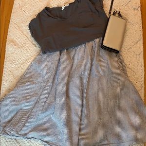 Blue and white summer skirt!